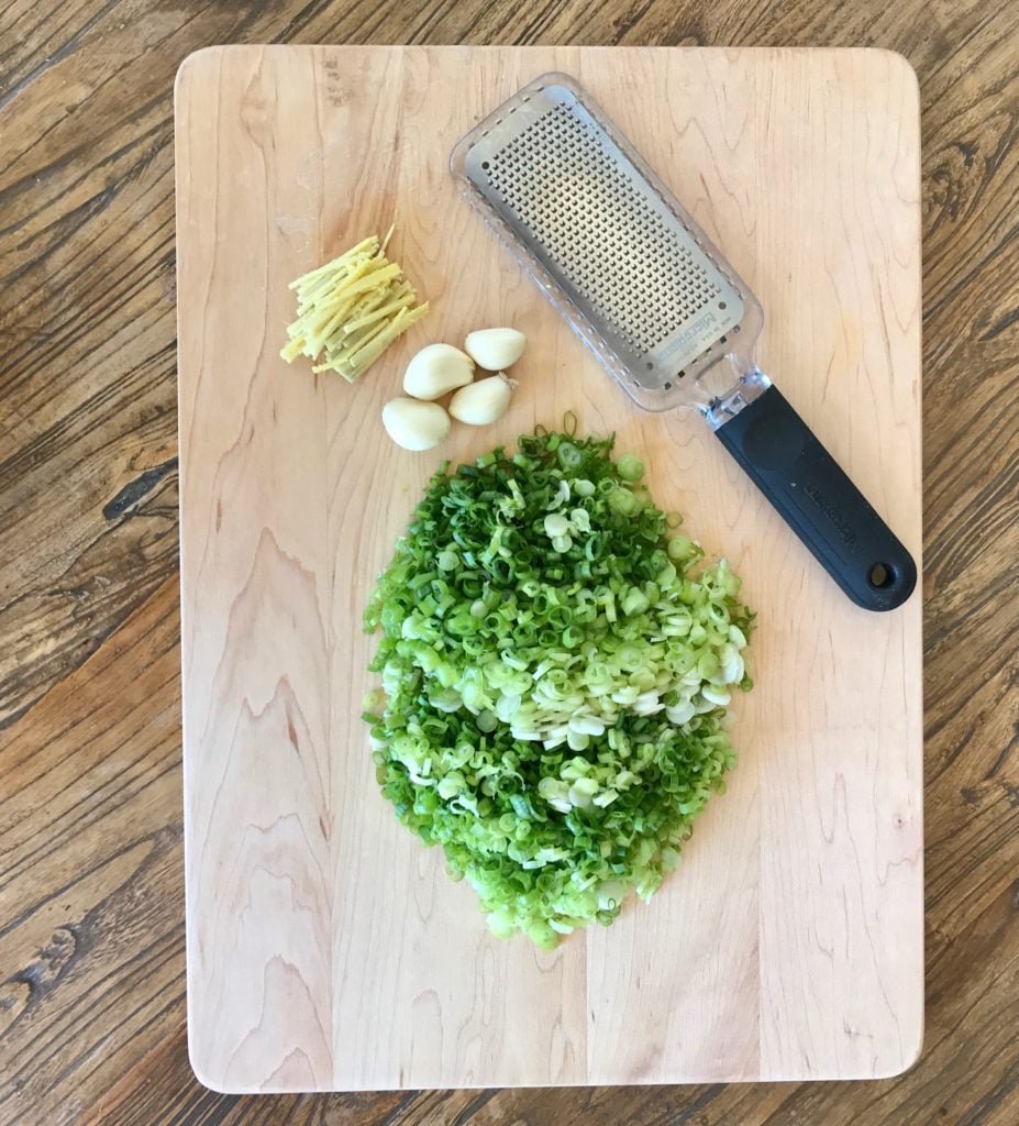 Ginger Scallion Bok Choy