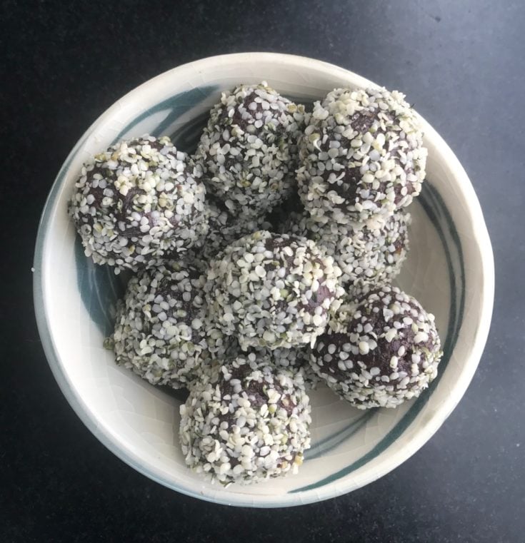 Raw Salted Brownie Bites