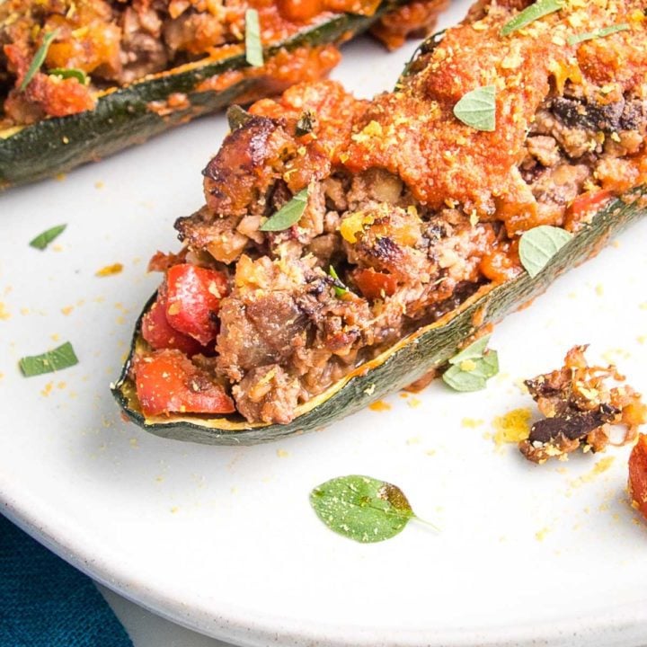 Stuffed Zucchini Boats-image