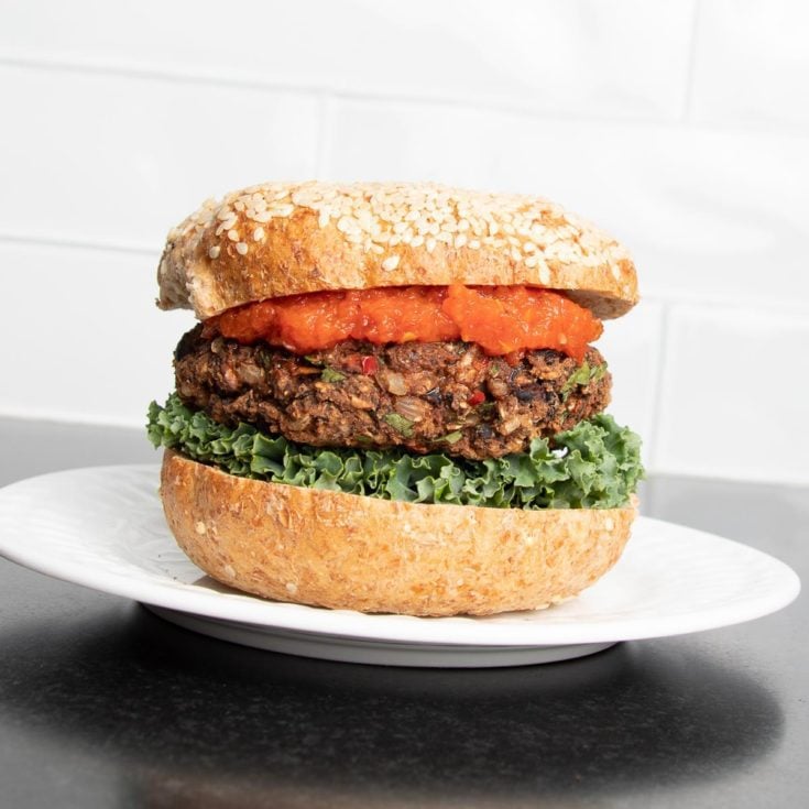 Black Bean Veggie Burgers - Debra Klein