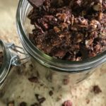 Healthy Chocolate Granola. Refined sugarfree.