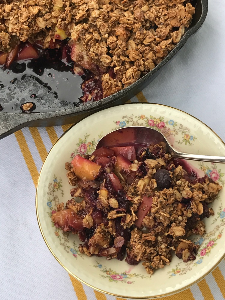 Healthy Fruit Crisp Debra Klein Easy Plant Based Recipes