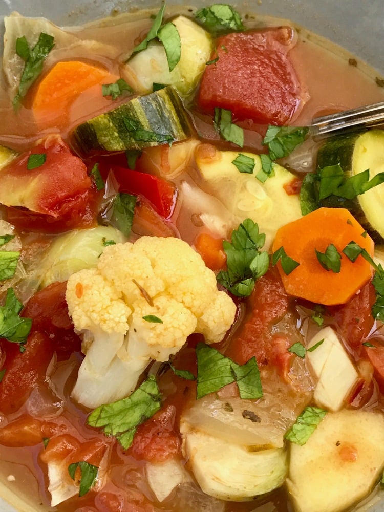 Healthy Roasted Vegetable Soup-image