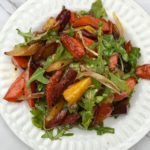 Roasted carrot and fennel salad