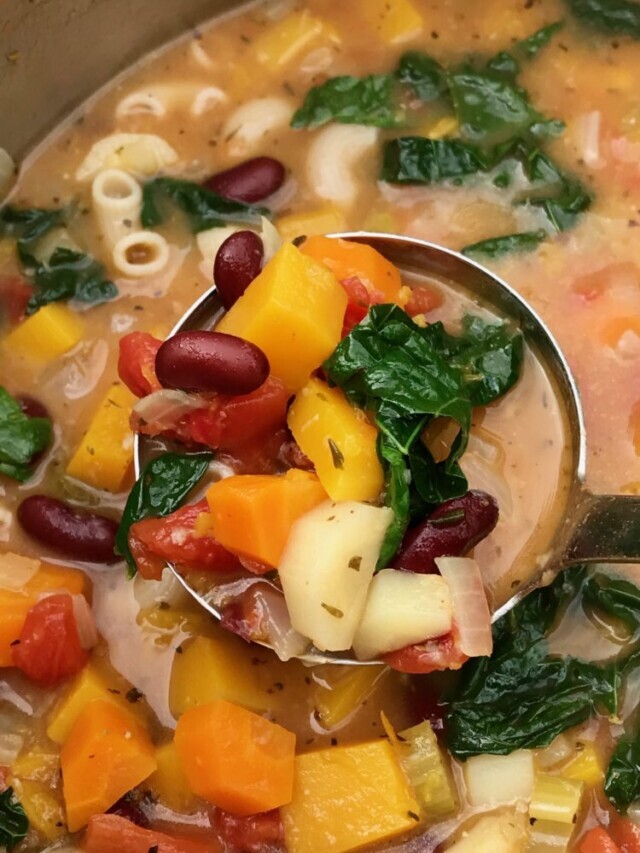 Fall Harvest Minestrone Soup
