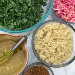 Kale salad with beets and quinoa