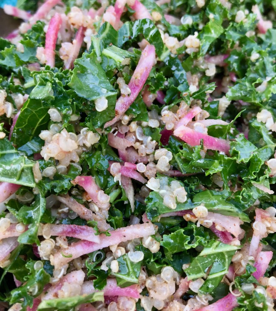 Kale Salad with beets and quinoa Debra Klein