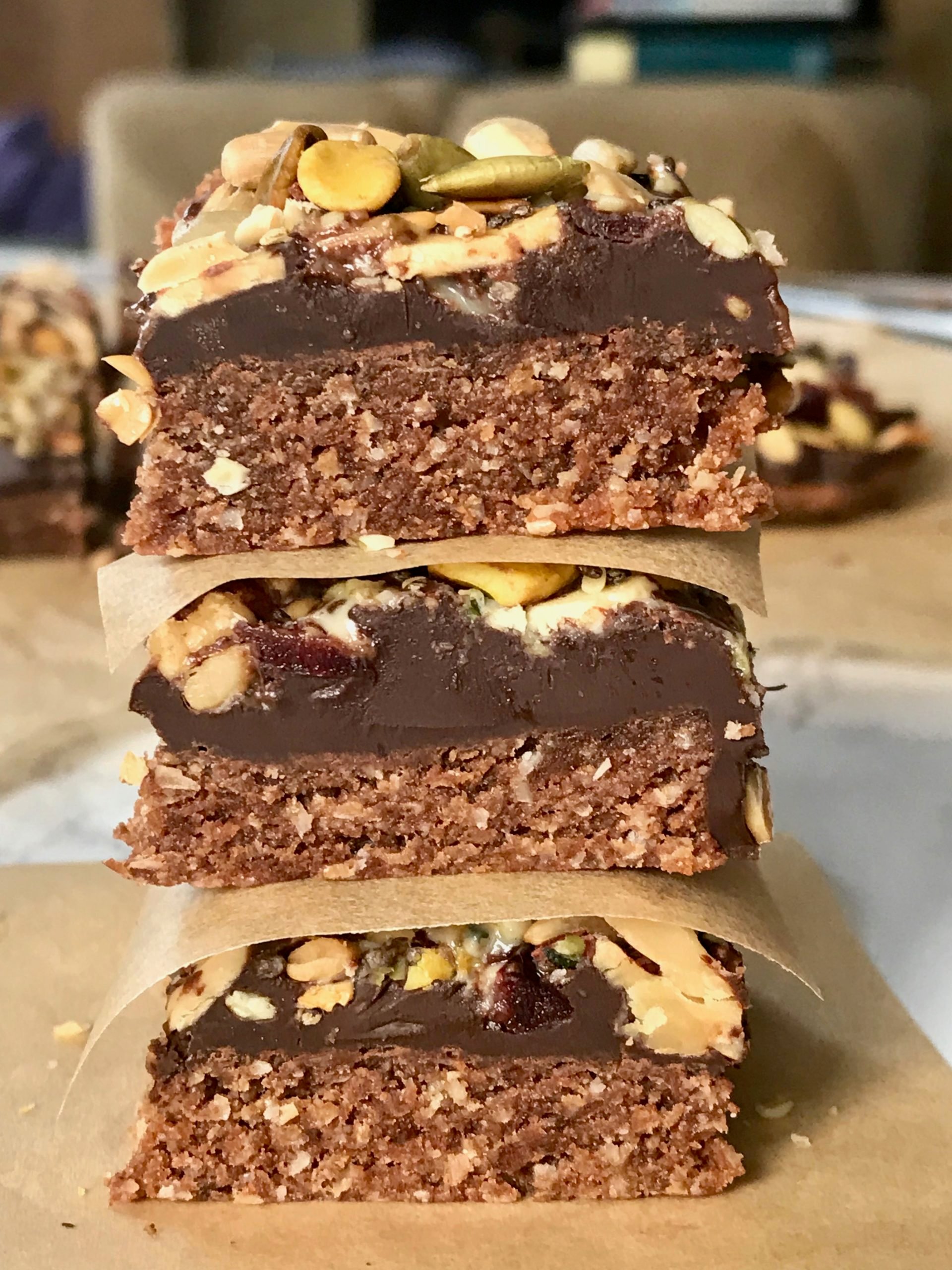 Chocolate Oatmeal Trail Bars Debra Klein
