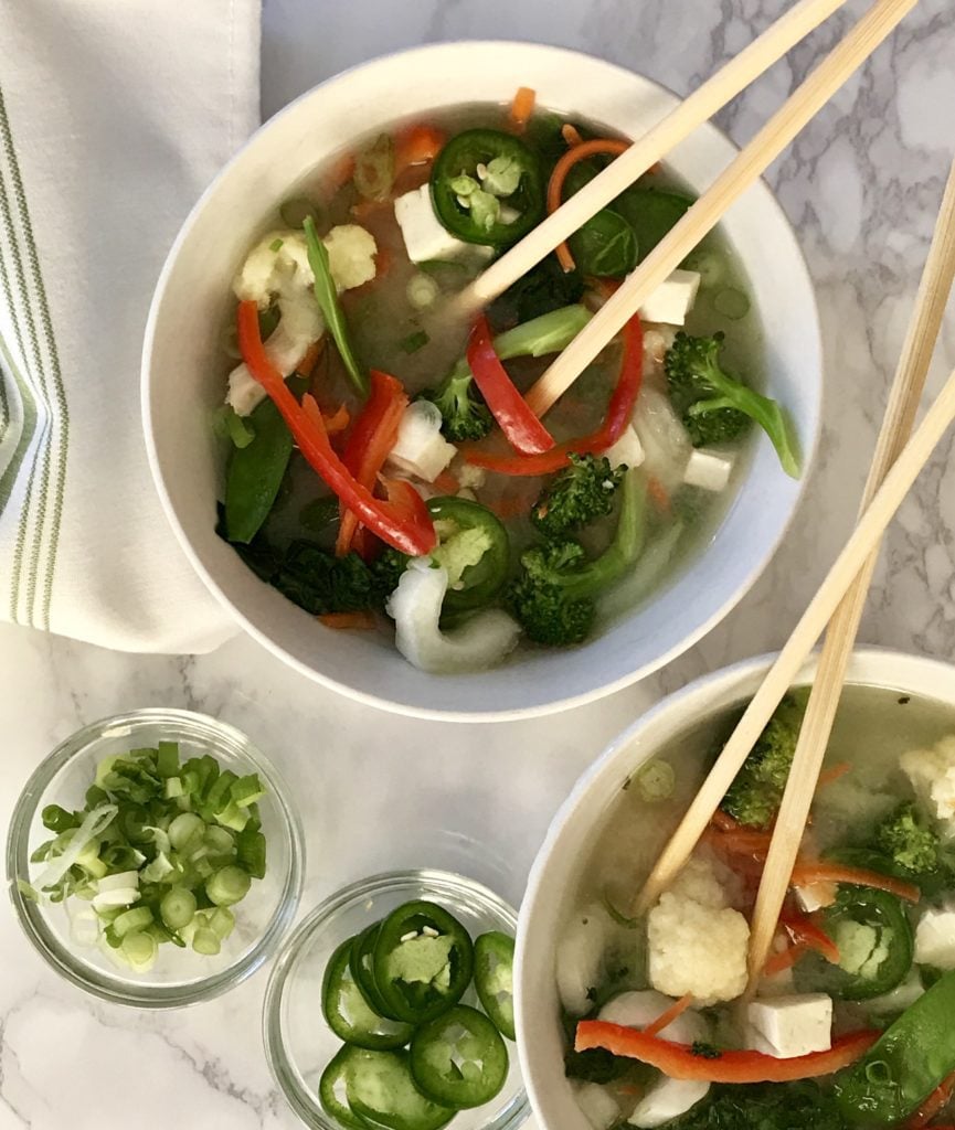 Simple Miso Soup with Vegetables Debra Klein