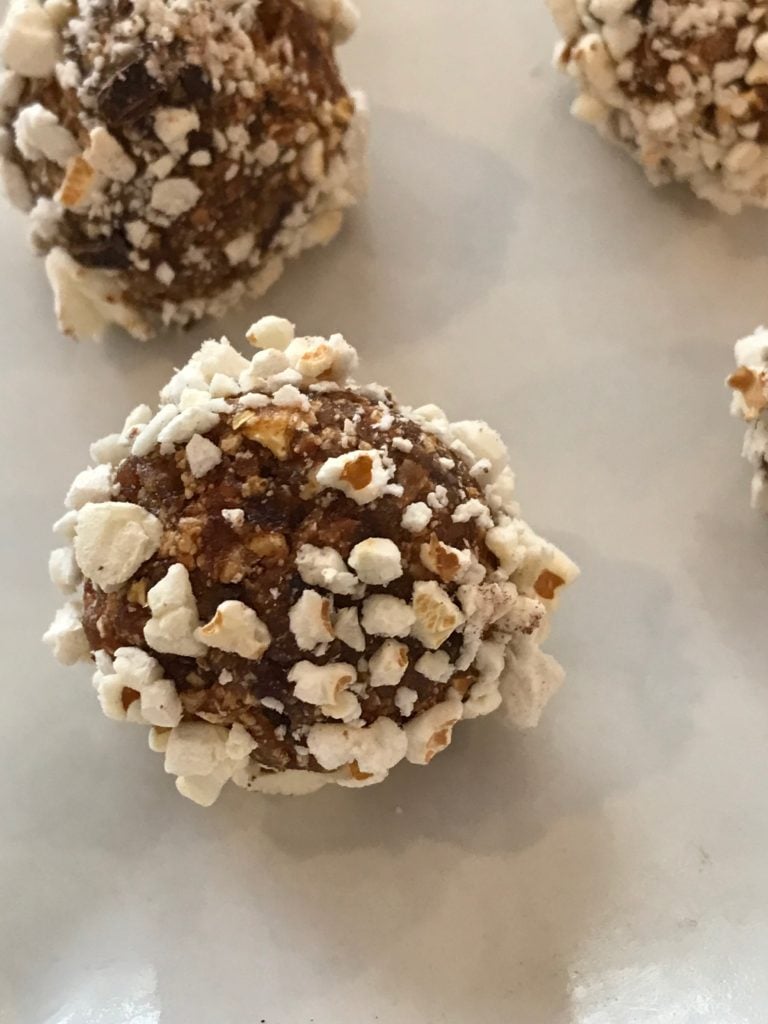 Popcorn Bliss Balls Debra Klein