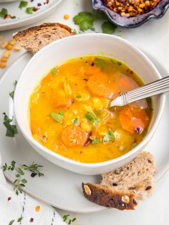 Vegan Yellow Split Pea Soup