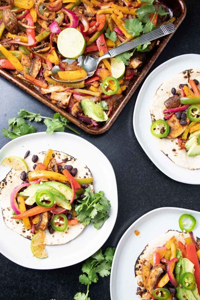 Sheet Pan Veggie Fajitas Debra Klein