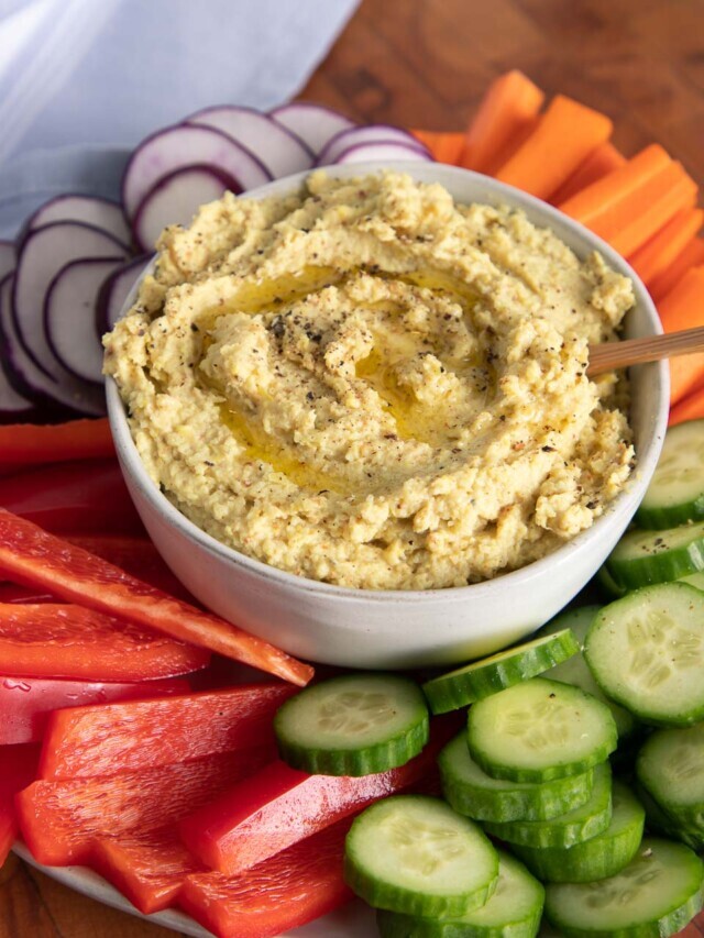 Roasted Cauliflower Hummus
