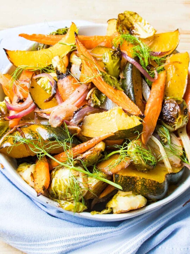Balsamic Roasted Root Vegetables