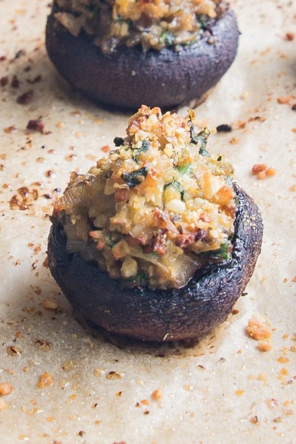 Vegan Stuffed Mushrooms Debra Klein Easy Plant Based Recipes