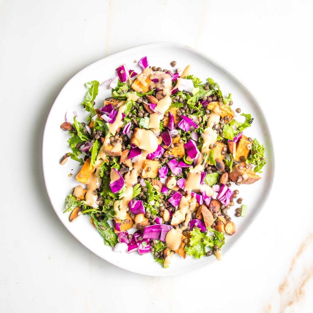 Vegan Lentil Salad - Debra Klein