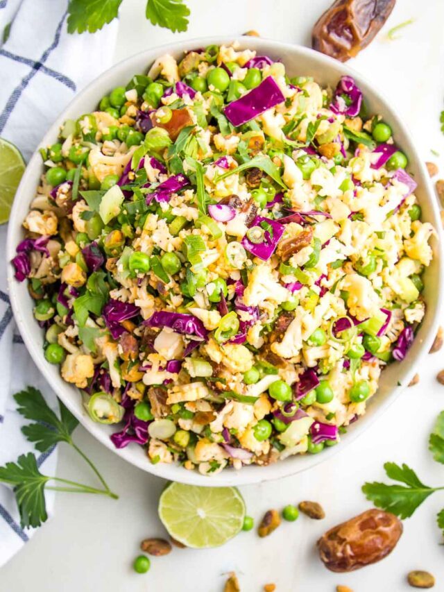 Raw Cauliflower Salad with Lime