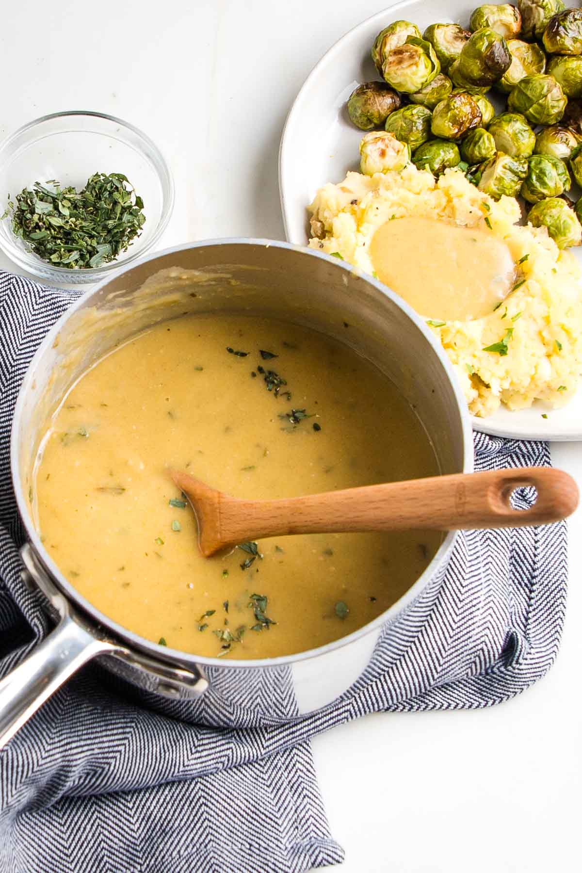 Easy Vegan Gravy Recipe Debra Klein