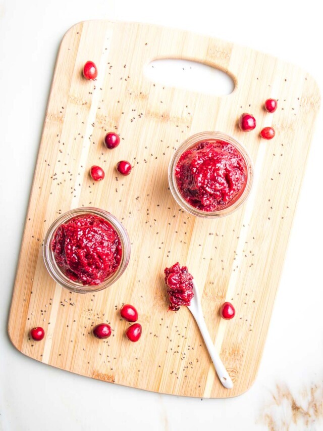 Cranberry Chia Jam
