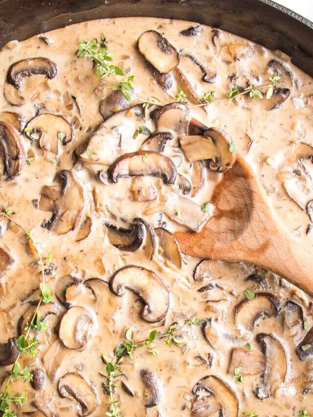 Vegan Mushroom Stroganoff Recipe