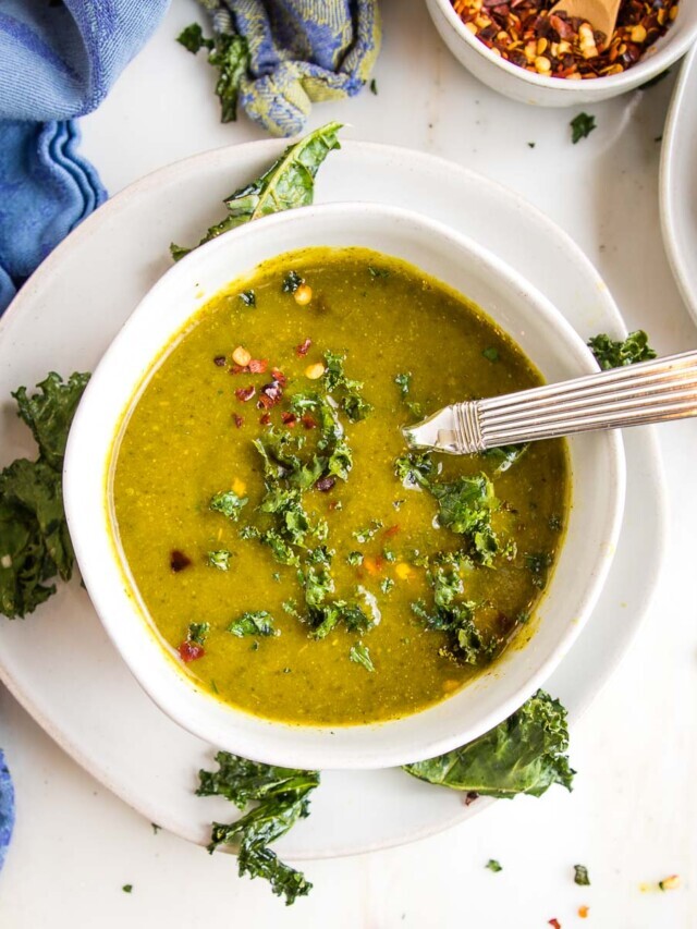 Parsnip and Kale Soup