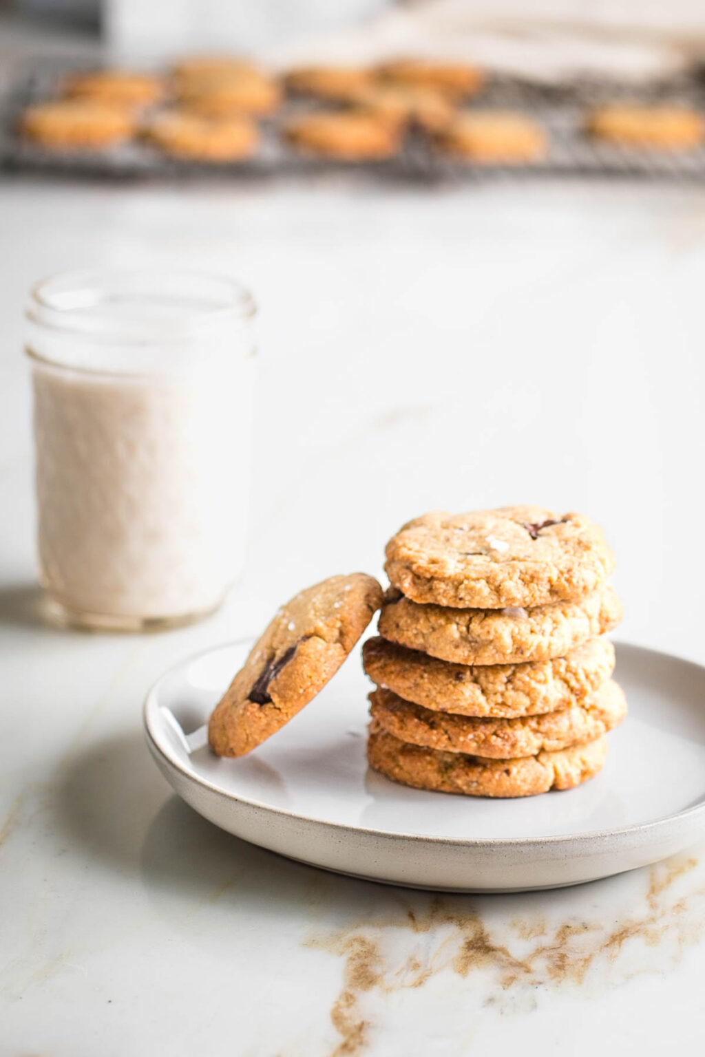 Vegan Tahini Chocolate Chip Cookies Debra Klein