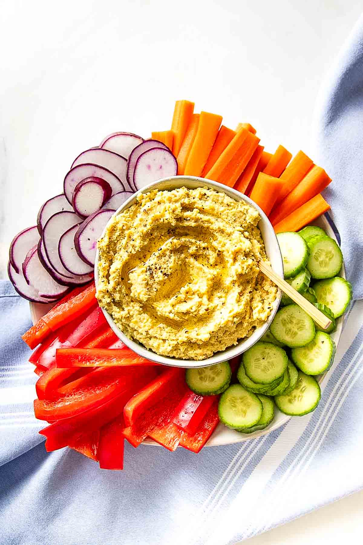Roasted Cauliflower Hummus Recipe Debra Klein