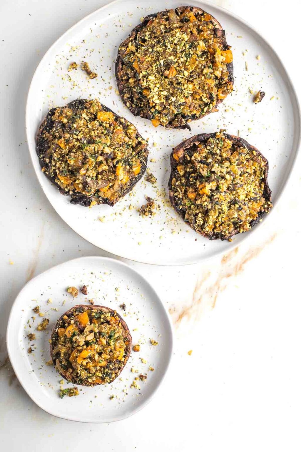 Vegan Stuffed Portobello Mushrooms - Debra Klein